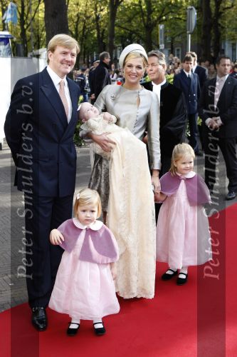 Den Haag 20 oktober 2007
Doop prinses Ariane. Prins Willem Alexander Maxima Ariana Alexia en Amalia.