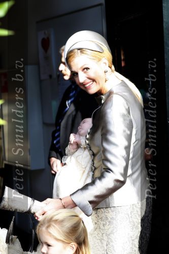 Den Haag 20 oktober 2007
Doop prinses Ariane. Prins Willem Alexander Maxima Ariana Alexia en Amalia.v