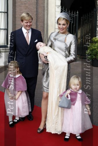Den Haag 20 oktober 2007
Doop prinses Ariane. Prins Willem Alexander Maxima Ariana Alexia en Amalia.