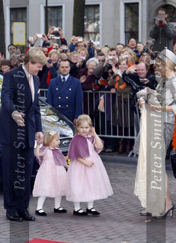 Den Haag 20 oktober 2007
Doop prinses Ariane. Prins Willem Alexander Maxima Ariana Alexia en Amalia.