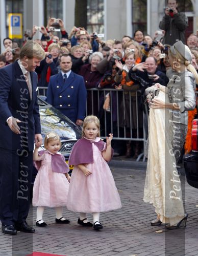 Den Haag 20 oktober 2007
Doop prinses Ariane. Prins Willem Alexander Maxima Ariana Alexia en Amalia.