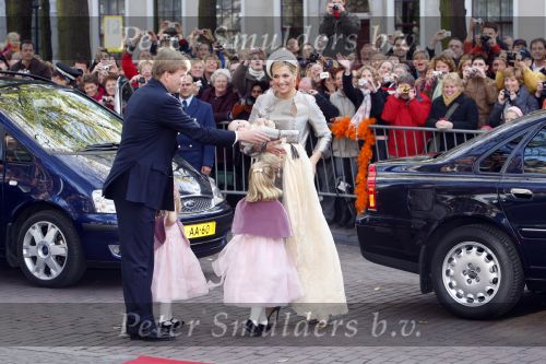 Den Haag 20 oktober 2007
Doop prinses Ariane. Prins Willem Alexander Maxima Ariana Alexia en Amalia.