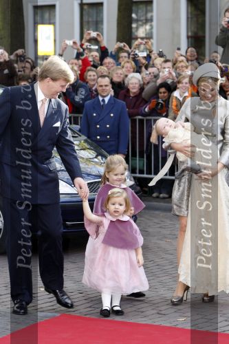 Den Haag 20 oktober 2007
Doop prinses Ariane. Prins Willem Alexander Maxima Ariana Alexia en Amalia.
