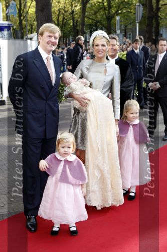 Den Haag 20 oktober 2007
Doop prinses Ariane. Prins Willem Alexander Maxima Ariana Alexia en Amalia.