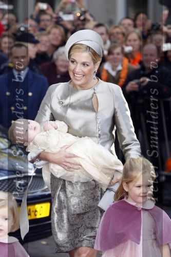 Den Haag 20 oktober 2007
Doop prinses Ariane. Prins Willem Alexander Maxima Ariana Alexia en Amalia.