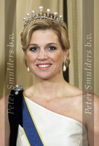 Den Haag 21 april 2009
Staatsbezoek van Koning Carl Gustav en koningin Silvia aan Nederland. Prinses Maxima Koningin Beatrix Prins Willem Alexander Pieter v Vollenhoven en prinses Margriet.
Peter Smulders bv