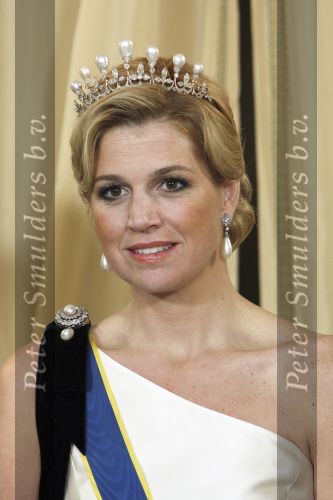 Den Haag 21 april 2009
Staatsbezoek van Koning Carl Gustav en koningin Silvia aan Nederland. Prinses Maxima Koningin Beatrix Prins Willem Alexander Pieter v Vollenhoven en prinses Margriet.
Peter Smulders bv