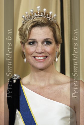Den Haag 21 april 2009
Staatsbezoek van Koning Carl Gustav en koningin Silvia aan Nederland. Prinses Maxima Koningin Beatrix Prins Willem Alexander Pieter v Vollenhoven en prinses Margriet.
Peter Smulders bv