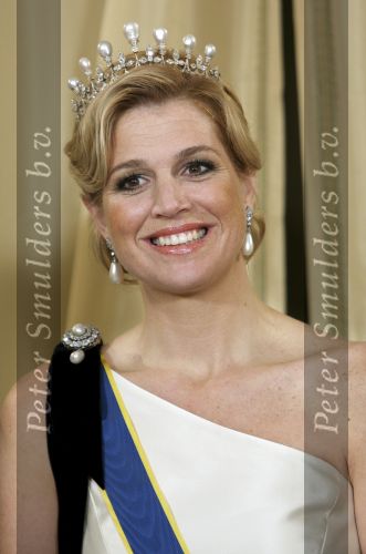 Den Haag 21 april 2009
Staatsbezoek van Koning Carl Gustav en koningin Silvia aan Nederland. Prinses Maxima Koningin Beatrix Prins Willem Alexander Pieter v Vollenhoven en prinses Margriet.
Peter Smulders bv