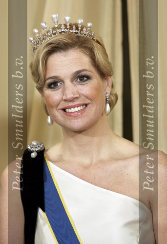 Den Haag 21 april 2009
Staatsbezoek van Koning Carl Gustav en koningin Silvia aan Nederland. Prinses Maxima Koningin Beatrix Prins Willem Alexander Pieter v Vollenhoven en prinses Margriet.
Peter Smulders bv