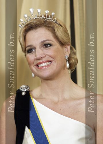 Den Haag 21 april 2009
Staatsbezoek van Koning Carl Gustav en koningin Silvia aan Nederland. Prinses Maxima Koningin Beatrix Prins Willem Alexander Pieter v Vollenhoven en prinses Margriet.
Peter Smulders bv