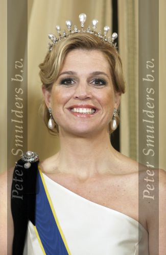 Den Haag 21 april 2009
Staatsbezoek van Koning Carl Gustav en koningin Silvia aan Nederland. Prinses Maxima Koningin Beatrix Prins Willem Alexander Pieter v Vollenhoven en prinses Margriet.
Peter Smulders bv