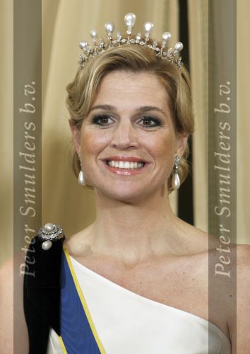 Den Haag 21 april 2009
Staatsbezoek van Koning Carl Gustav en koningin Silvia aan Nederland. Prinses Maxima Koningin Beatrix Prins Willem Alexander Pieter v Vollenhoven en prinses Margriet.
Peter Smulders bv