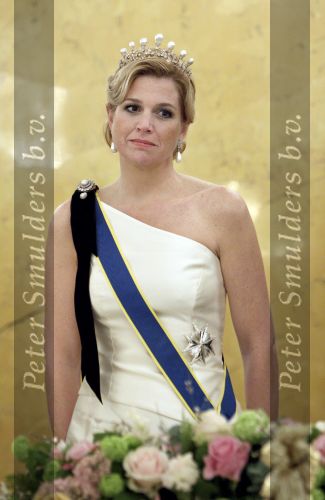 Den Haag 21 april 2009
Staatsbezoek van Koning Carl Gustav en koningin Silvia aan Nederland. Prinses Maxima Koningin Beatrix Prins Willem Alexander Pieter v Vollenhoven en prinses Margriet.
Peter Smulders bv
