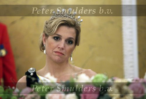 Den Haag 21 april 2009
Staatsbezoek van Koning Carl Gustav en koningin Silvia aan Nederland. Prinses Maxima Koningin Beatrix Prins Willem Alexander Pieter v Vollenhoven en prinses Margriet.
Peter Smulders bv