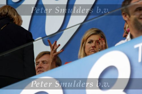 Basel 21 juni 2008
Prins Willem Alexander en Maxima bij nederland Rusland op de EK 2008 in Oostenrijk en Zwitserland.