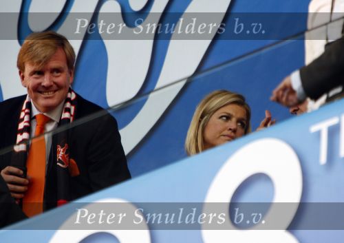 Basel 21 juni 2008
Prins Willem Alexander en Maxima bij nederland Rusland op de EK 2008 in Oostenrijk en Zwitserland.