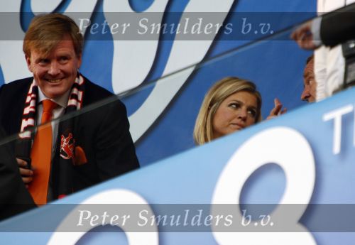 Basel 21 juni 2008
Prins Willem Alexander en Maxima bij nederland Rusland op de EK 2008 in Oostenrijk en Zwitserland.