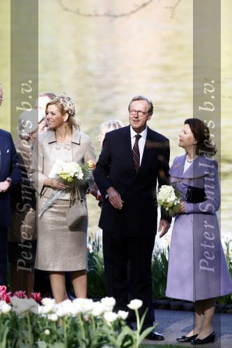 Lisse 22 april 2009
Prinses maxima en Koningin Silvia van Zweden in de keukenhof.
Peter Smulders bv