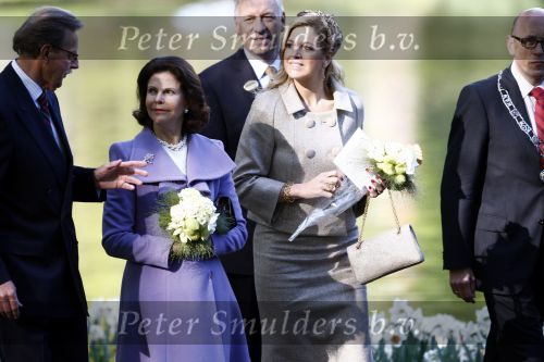 Lisse 22 april 2009
Prinses maxima en Koningin Silvia van Zweden in de keukenhof.
Peter Smulders bv