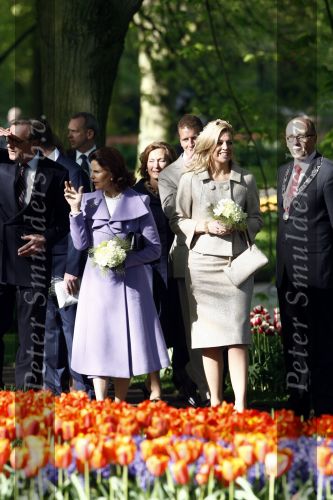 Lisse 22 april 2009
Prinses maxima en Koningin Silvia van Zweden in de keukenhof.
Peter Smulders bv