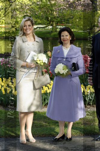 Lisse 22 april 2009
Prinses maxima en koningin Silvia van Zweden in de keukenhof.
Peter Smulders bv