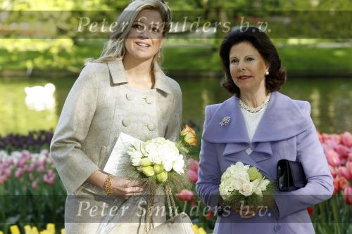 Lisse 22 april 2009
Prinses maxima en koningin Silvia van Zweden in de keukenhof.
Peter Smulders bv