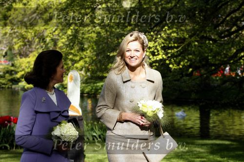 Lisse 22 april 2009
Prinses maxima en koningin Silvia van Zweden in de keukenhof.
Peter Smulders bv