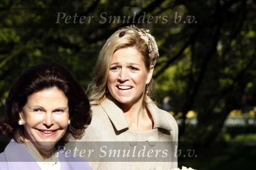Lisse 22 april 2009
Prinses maxima en koningin Silvia van Zweden in de keukenhof.
Peter Smulders bv