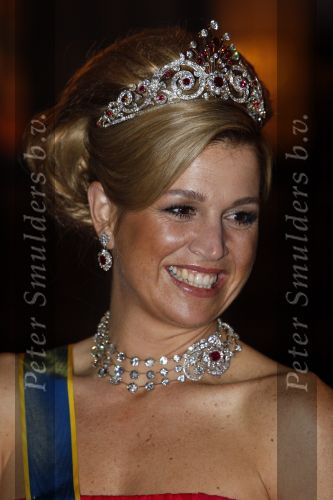 Den Haag 22 april 2009
Diner met de koninklijke familie van zweden en nederland. Aanwezig waren Prinses Maxima Koningin Beatrix Prins Willem Alexander Prinses Margriet Koning Carl Gustav en Koningin Silvia.
Peter Smulders bv