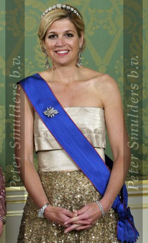 Den Haag 25 mei 2009
Staatsbanket met Koningin Beatrix Prinses Margriet en prinses Maxima vanwege bezoek Chili.
Peter Smulders bv