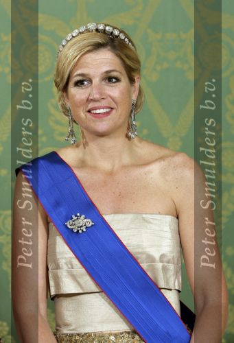 Den Haag 25 mei 2009
Staatsbanket met Koningin Beatrix Prinses Margriet en prinses Maxima vanwege bezoek Chili.
Peter Smulders bv