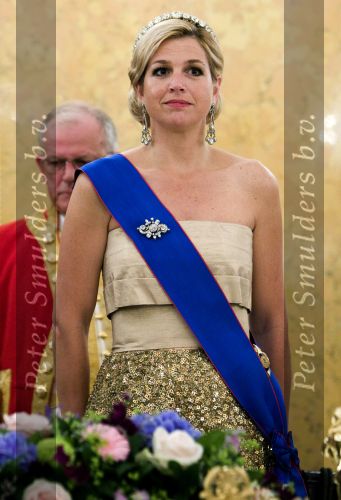 Den Haag 25 mei 2009
Staatsbanket met Koningin Beatrix Prinses Margriet en prinses Maxima vanwege bezoek Chili.
Peter Smulders bv