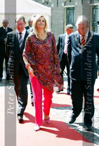 Den Haag 25 juni 2007
Prinses Maxima  bij task force in den haag.