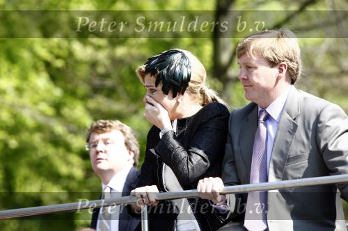 Apeldoorn 30 april 2009
Prinses Maxima en Prins Willem Alexander schrikken van het ongeluk / aanslag
die tijdens koninginnedag plaats vindt.
Peter Smulders bv