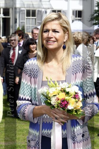 Wassenaar 31 mei 2008
Prinses Maxima en Prins Willem Alexander openen de beeldentuin bij het stadhuis van Wassenaar.