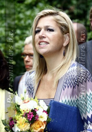 Wassenaar 31 mei 2008
Prinses Maxima en Prins Willem Alexander openen de beeldentuin bij het stadhuis van Wassenaar.