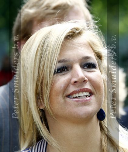 Wassenaar 31 mei 2008
Prinses Maxima en Prins Willem Alexander openen de beeldentuin bij het stadhuis van Wassenaar.