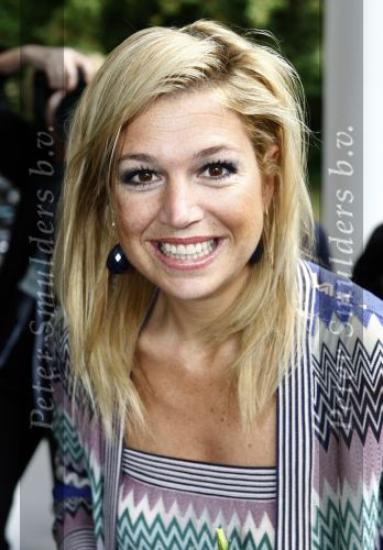 Wassenaar 31 mei 2008
Prinses Maxima en Prins Willem Alexander openen de beeldentuin bij het stadhuis van Wassenaar.