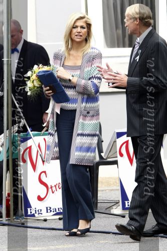 Wassenaar 31 mei 2008
Prinses Maxima en Prins Willem Alexander openen de beeldentuin bij het stadhuis van Wassenaar.