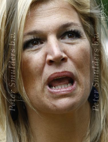 Wassenaar 31 mei 2008
Prinses Maxima en Prins Willem Alexander openen de beeldentuin bij het stadhuis van Wassenaar.