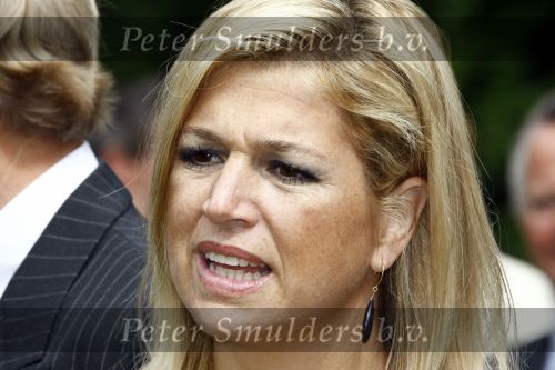 Wassenaar 31 mei 2008
Prinses Maxima en Prins Willem Alexander openen de beeldentuin bij het stadhuis van Wassenaar.