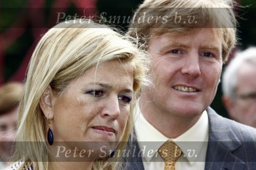 Wassenaar 31 mei 2008
Prinses Maxima en Prins Willem Alexander openen de beeldentuin bij het stadhuis van Wassenaar.