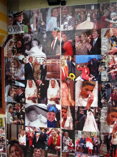 Curacao januari 2009
Eetcafe Prinses Maxima met allemaal foto\'s van Maxima op de buitenkant van het cafe.
Peter Smulders bv