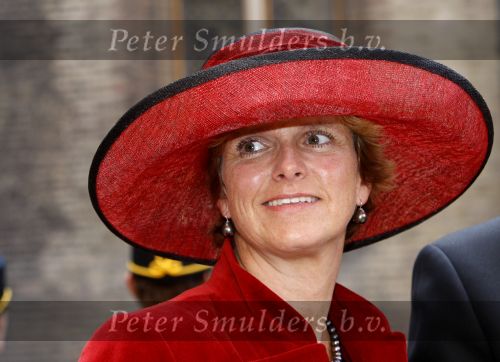 Den Haag 19 september 2007
Prinsjesdag op het binnenhof met de ministers en staatssecretaressen met hoedjes
Maxima Verhagen met vrouw