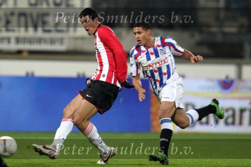 Seizoen 2008-2009  
Heerenveen 29-11-2008 
sc Heerenveen - PSV uitslag 2-2. 
Maza Rodriguez en Paulo Henrique.
Foto Peter Smulders BV