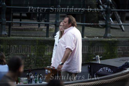Amsterdam 9 mei 2008
Sander Vahle aan het varen met een vriendin en Menno Kohler met zijn vriendin.