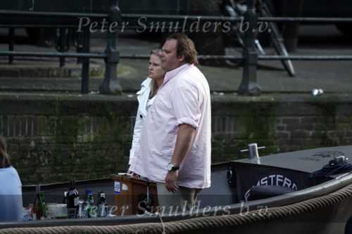 Amsterdam 9 mei 2008
Sander Vahle aan het varen met een vriendin en Menno Kohler met zijn vriendin.