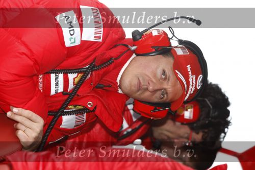 Barcelona 11 maart 2009
Michael Schumacher bij test van Ferrari formule 1 team.
Peter Smulders bv