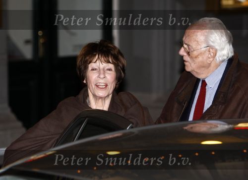Amsterdam 1 februari 2008
Koningin Beatrix (70jaar) en Prinses Margriet (65 jaar) vieren hun verjaardag in Carre. Mies Bouman met man Leen Timp